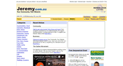 Desktop Screenshot of jeremy.com.au